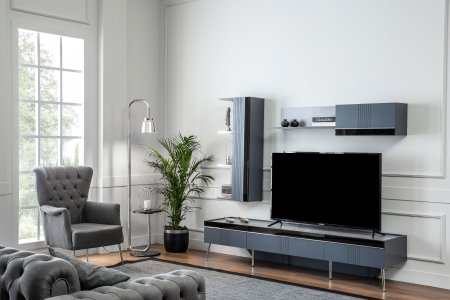 Noir Chrome Dining Room Set