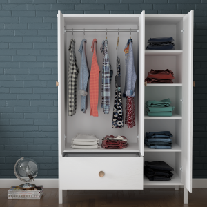 Helen 3 Door Baby Wardrobe - Drawer