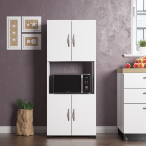 Independent Multipurpose Microwave Cabinet - 4 Doors