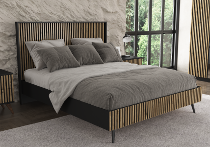 Zebra Double Bedstead