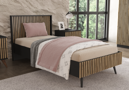 Zebra Single Bedstead
