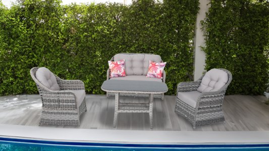 Flexy Ada İkili Bahçe Takımı