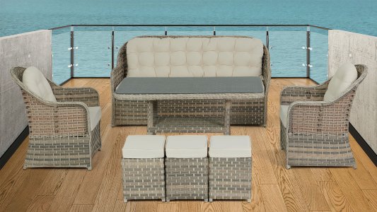 Flexy Ada Üçlü Bahçe Takımı