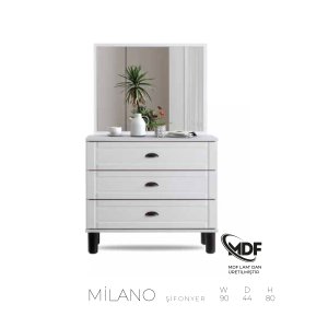 Milano Şifonyer (Aynalı)